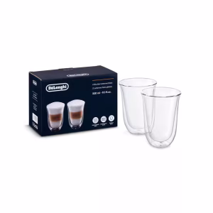 Vasos de espresso 330 ml pack de 2 De´longhi